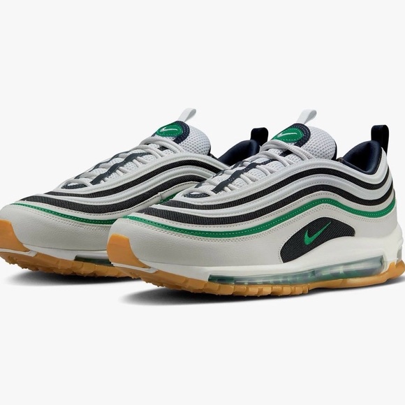 Nike Air Max 97 Photon Dust Malachite Green Obsidian Gum 921826-021 Size 11.5 - Picture 1 of 7